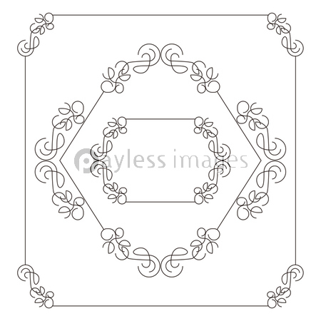 罫線 飾り罫 商用利用可能な写真素材 イラスト素材ならストックフォトの定額制ペイレスイメージズ