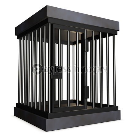 鉄格子を描いた3dレンダリング画像 ストックフォトの定額制ペイレスイメージズ