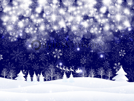 雪 クリスマス サンタ 背景 商用利用可能な写真素材 イラスト素材ならストックフォトの定額制ペイレスイメージズ