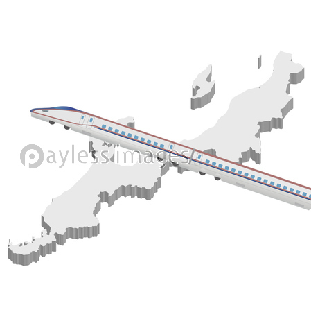 新幹線 北陸 地図 アイコン ストックフォトの定額制ペイレスイメージズ