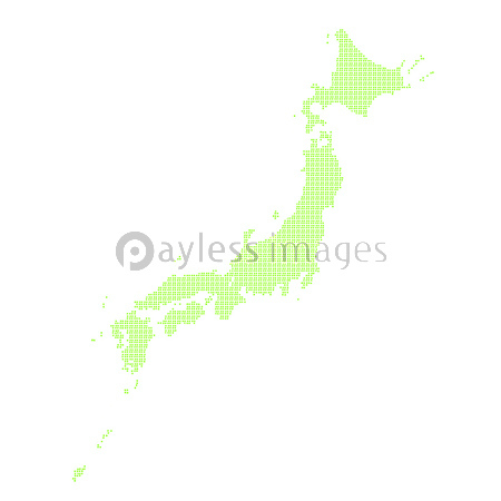ドット日本地図 ストックフォトの定額制ペイレスイメージズ
