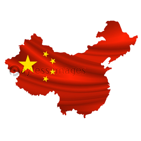 中国 国旗 地図 アイコン 商用利用可能な写真素材 イラスト素材ならストックフォトの定額制ペイレスイメージズ