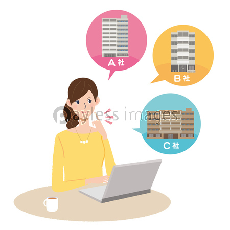 見積もり 比較 イラスト ストックフォトの定額制ペイレスイメージズ