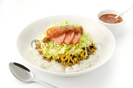 タコライス 商用利用可能な写真素材 イラスト素材ならストックフォトの定額制ペイレスイメージズ