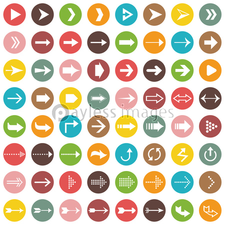 矢印 アイコン 商用利用可能な写真素材 イラスト素材ならストックフォトの定額制ペイレスイメージズ