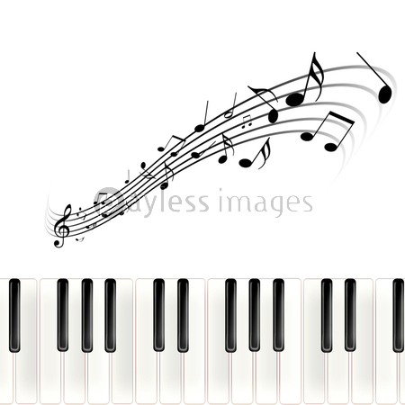 ピアノ鍵盤と譜面 商用利用可能な写真素材 イラスト素材ならストックフォトの定額制ペイレスイメージズ