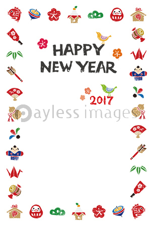 お正月素材の年賀状イラスト ストックフォトの定額制ペイレスイメージズ