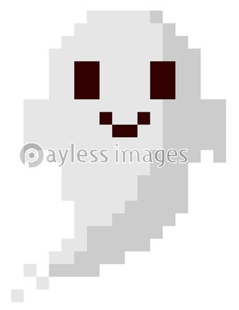 8bitイラスト おばけ 商用利用可能な写真素材 イラスト素材ならストックフォトの定額制ペイレスイメージズ