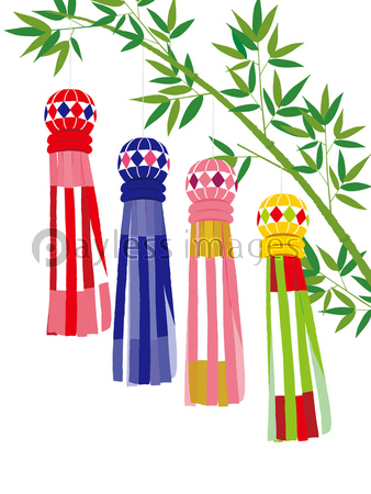 七夕 仙台七夕 商用利用可能な写真素材 イラスト素材ならストックフォトの定額制ペイレスイメージズ