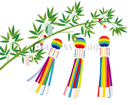 七夕 仙台七夕 商用利用可能な写真素材 イラスト素材ならストックフォトの定額制ペイレスイメージズ