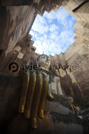 タイ国スコータイの仏像