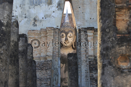 タイ国スコータイの仏像