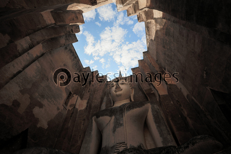 タイ国スコータイの仏像