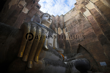 タイ国スコータイの仏像