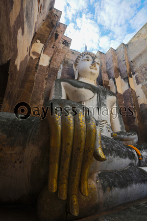 タイ国スコータイの仏像