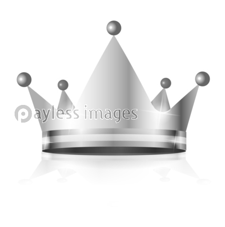 王冠 銀 光 アイコン 商用利用可能な写真素材 イラスト素材ならストックフォトの定額制ペイレスイメージズ