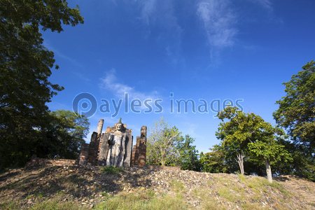 スコータイの遺跡ワット・サパーンヒン