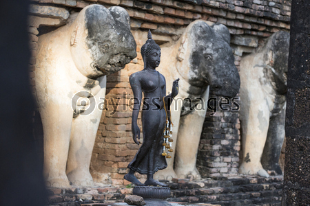 スコータイの遺跡ワット・チャン・ロム