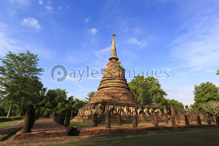 スコータイの遺跡ワット・チャン・ロム