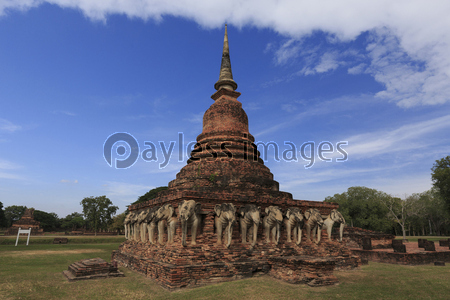 タイ国スコータイの遺跡ワット・ソラサック