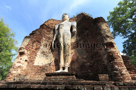 タイ国カンペーンペット県ワット・プラ・シー・イリヤボットの仏像