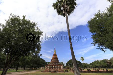 タイ国スコータイの遺跡ワット・ソラサック