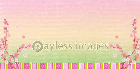 ひなまつり 春 梅 背景 商用利用可能な写真素材 イラスト素材ならストックフォトの定額制ペイレスイメージズ