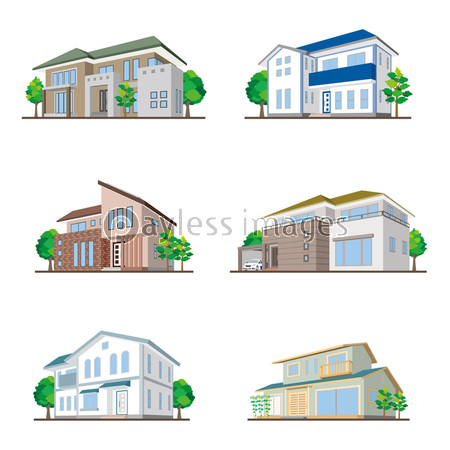 家のイラスト 立体図形 商用利用可能な写真素材 イラスト素材ならストックフォトの定額制ペイレスイメージズ