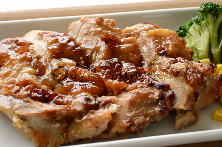 照り焼きチキン ストックフォトの定額制ペイレスイメージズ
