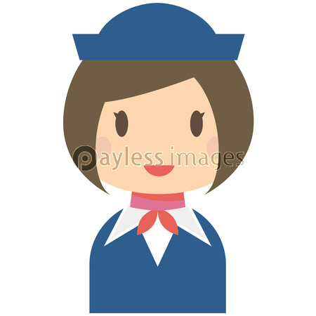 バスガイド 女性 添乗員 ブルーの制服 商用利用可能な写真素材 イラスト素材ならストックフォトの定額制ペイレスイメージズ