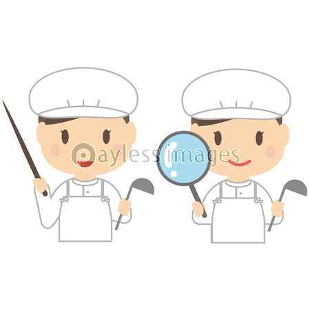 かわいい給食の女性 案内と紹介 ストックフォトの定額制ペイレスイメージズ