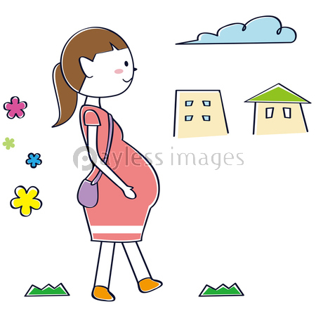 健診を受けるかわいい妊婦 おかっぱ ストックフォトの定額制ペイレスイメージズ