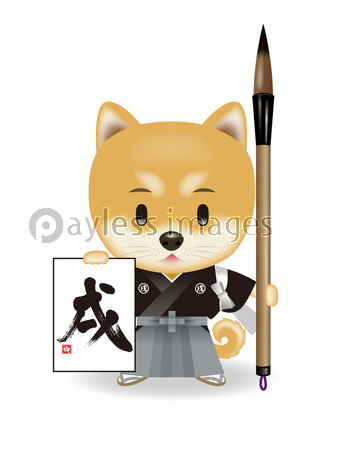 犬のイラスト 柴犬 ストックフォトの定額制ペイレスイメージズ