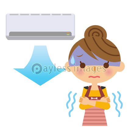 エアコン 冷え性 主婦 商用利用可能な写真素材 イラスト素材ならストックフォトの定額制ペイレスイメージズ
