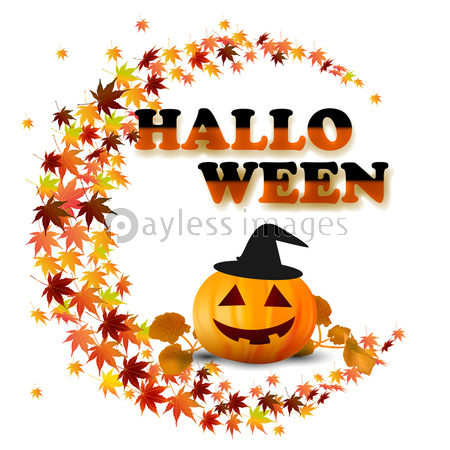 ハロウィン かぼちゃ 紅葉 アイコン ストックフォトの定額制ペイレスイメージズ