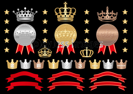 金メダル 銀メダル 銅メダル セット ベクター 商用利用可能な写真素材 イラスト素材ならストックフォトの定額制ペイレスイメージズ