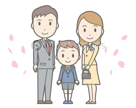 小学校の入学式のイラストvol 01 ストックフォトの定額制ペイレス