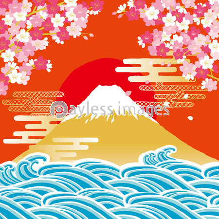 桜と富士 イラスト 商用利用可能な写真素材 イラスト素材ならストックフォトの定額制ペイレスイメージズ 桜と富士 イラスト 商用利用可能な写真素材 イラスト素材ならストックフォトの定額制ペイレスイメージズ