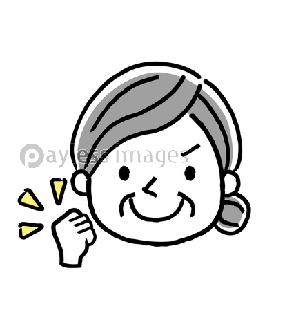 シニア女性 顔 表情 商用利用可能な写真素材 イラスト素材ならストックフォトの定額制ペイレスイメージズ