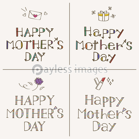 Happy Mother S Day 手書きフォント 商用利用可能な写真素材 イラスト素材ならストックフォトの定額制ペイレスイメージズ