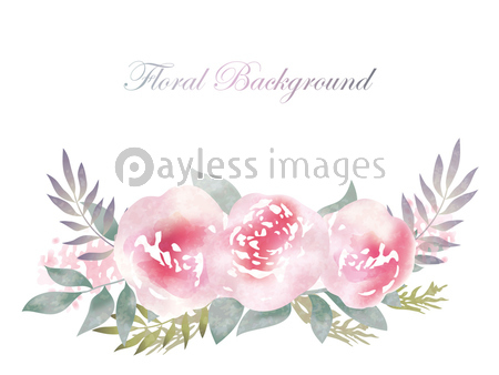 水彩風 花のシームレスな背景イラスト 商用利用可能な写真素材 イラスト素材ならストックフォトの定額制ペイレスイメージズ