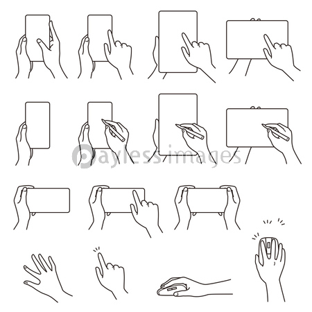 手のしぐさ 03 スマホ タブレット マウス 商用利用可能な写真素材 イラスト素材ならストックフォトの定額制ペイレスイメージズ