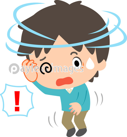 めまいを起こしてよろける男性 商用利用可能な写真素材 イラスト素材ならストックフォトの定額制ペイレスイメージズ