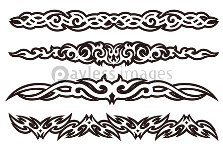 タトゥーデザインセット 商用利用可能な写真素材 イラスト素材ならストックフォトの定額制ペイレスイメージズ