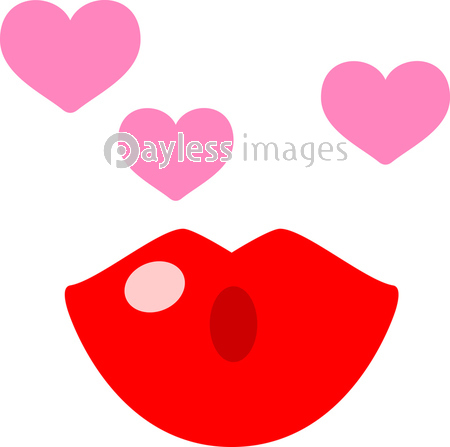キスマークの写真 イラスト素材 写真素材 ストックフォトの定額制ペイレスイメージズ
