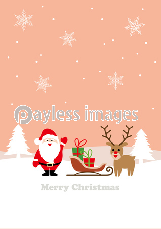シームレスなクリスマスの背景 シンプルでフラットなスタイルのイラスト 商用利用可能な写真素材 イラスト 素材ならストックフォトの定額制ペイレスイメージズ