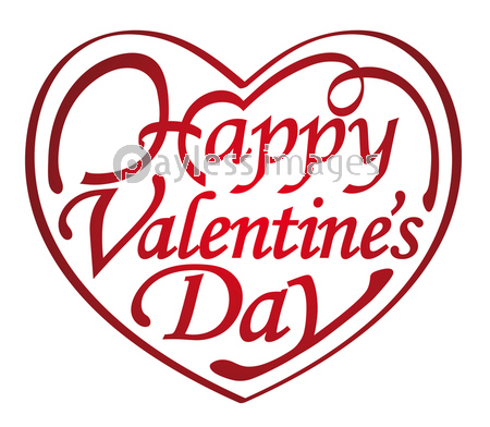 バレンタインデー ハート形のロゴ 商用利用可能な写真素材 イラスト素材ならストックフォトの定額制ペイレスイメージズ