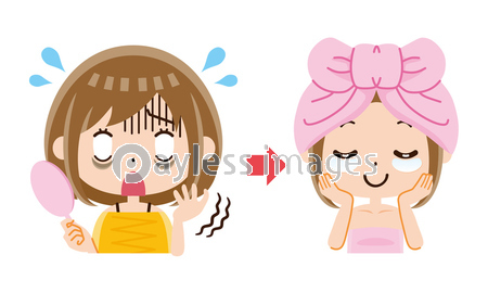 目元 パック ストックフォトの定額制ペイレスイメージズ