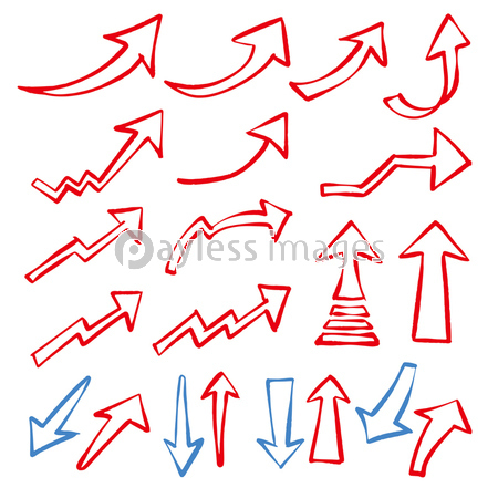 矢印 手書き ストックフォトの定額制ペイレスイメージズ