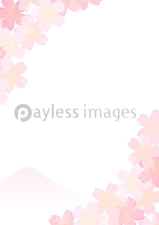 桜 和柄 背景 フレーム 商用利用可能な写真素材 イラスト素材ならストックフォトの定額制ペイレスイメージズ
